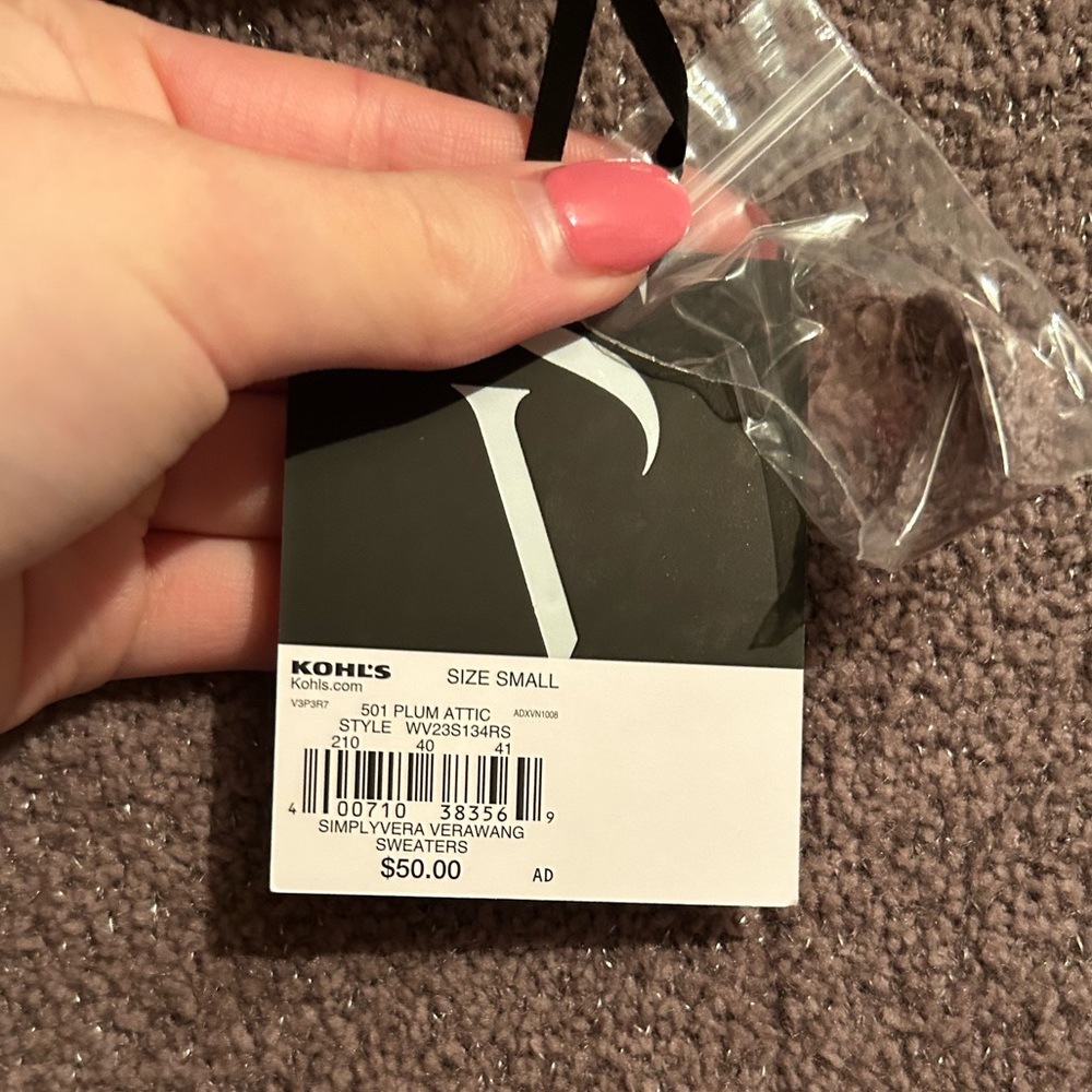 BRAND NEW! very soft purple sweater.